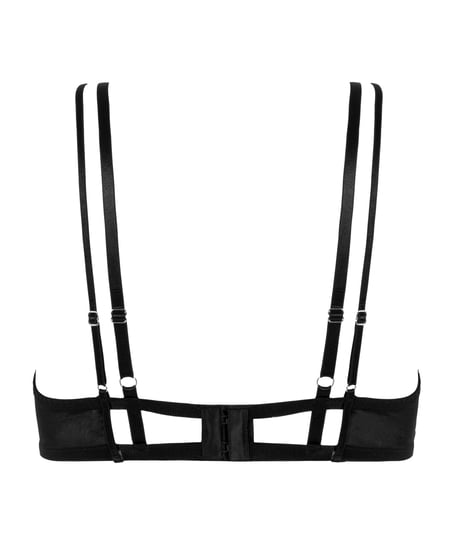 Icke-formpressad bygel-bh Vera, Svart