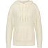Premium Fluffly långärmad hoodie, Vit