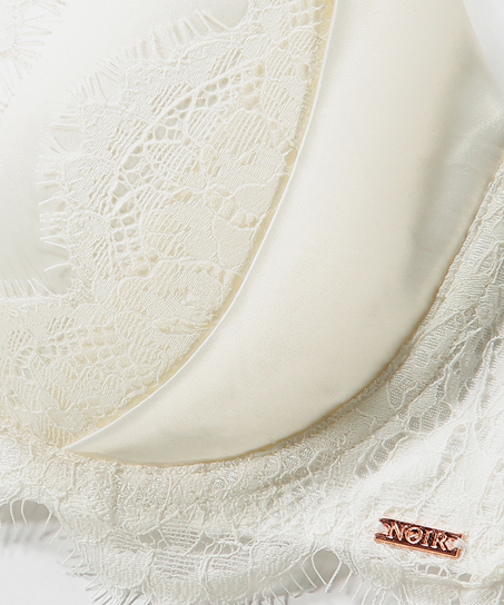 Vadderad bygelbehå Hannako, Vit