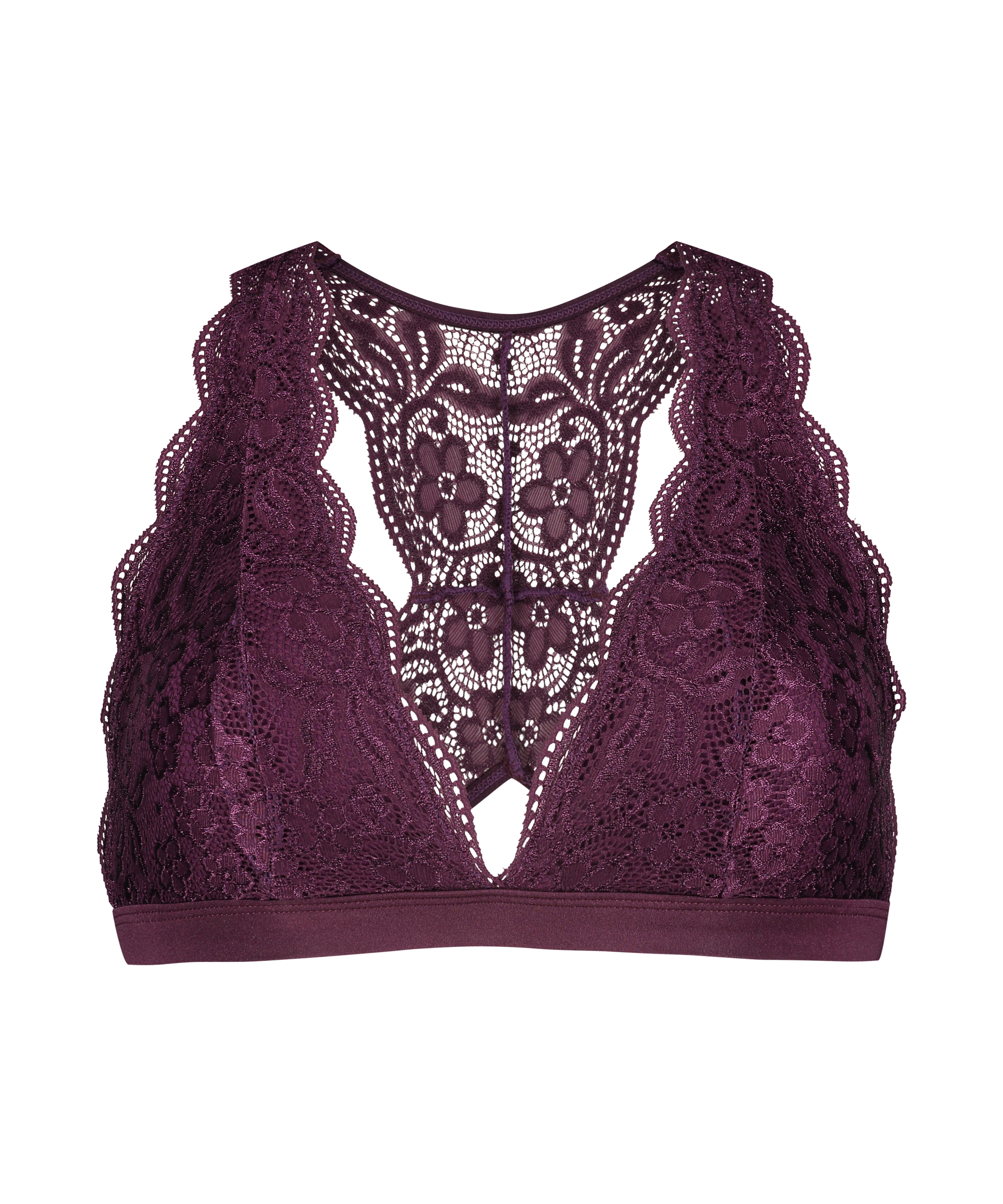 Halter-racerback bralette, Lila, main