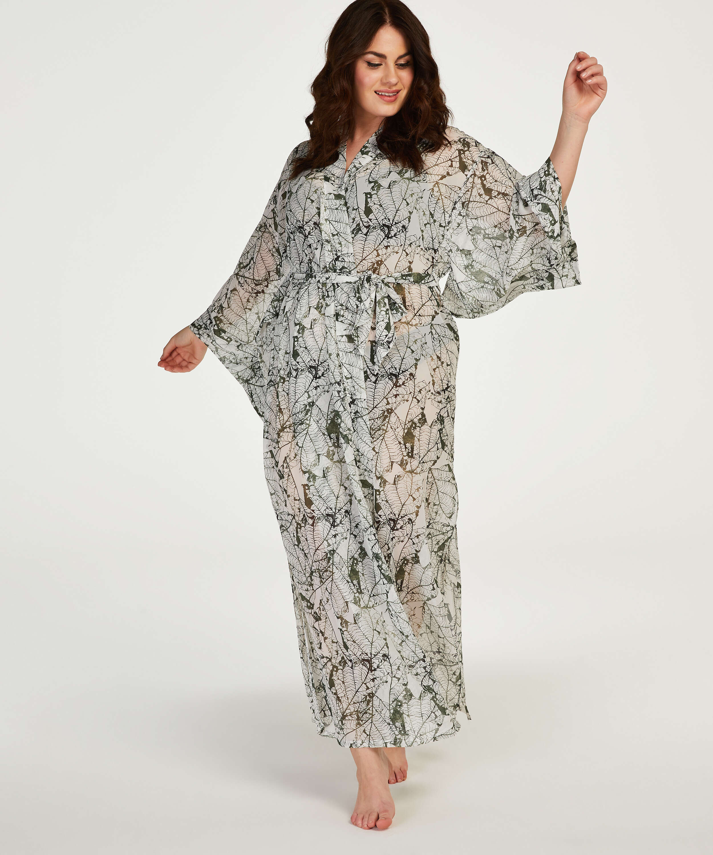 Chiffongkimono I AM Danielle, gr&ouml;n, main