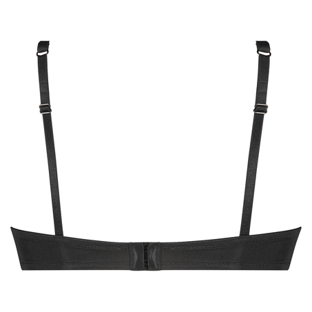 Formpressad bygel-bh med push-up Florence, Svart