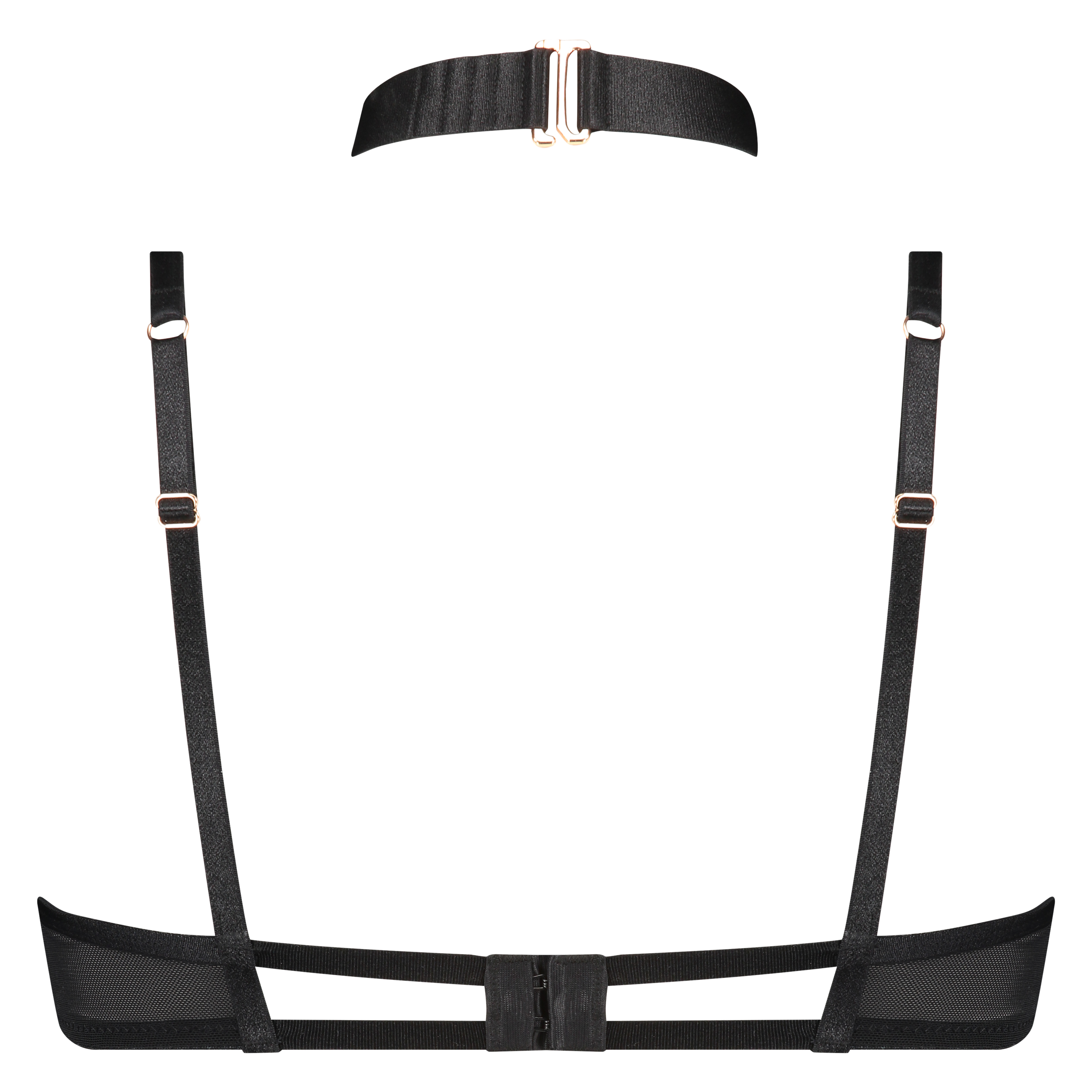 Icke-formpressad bygel-bh Lilith, Svart, main