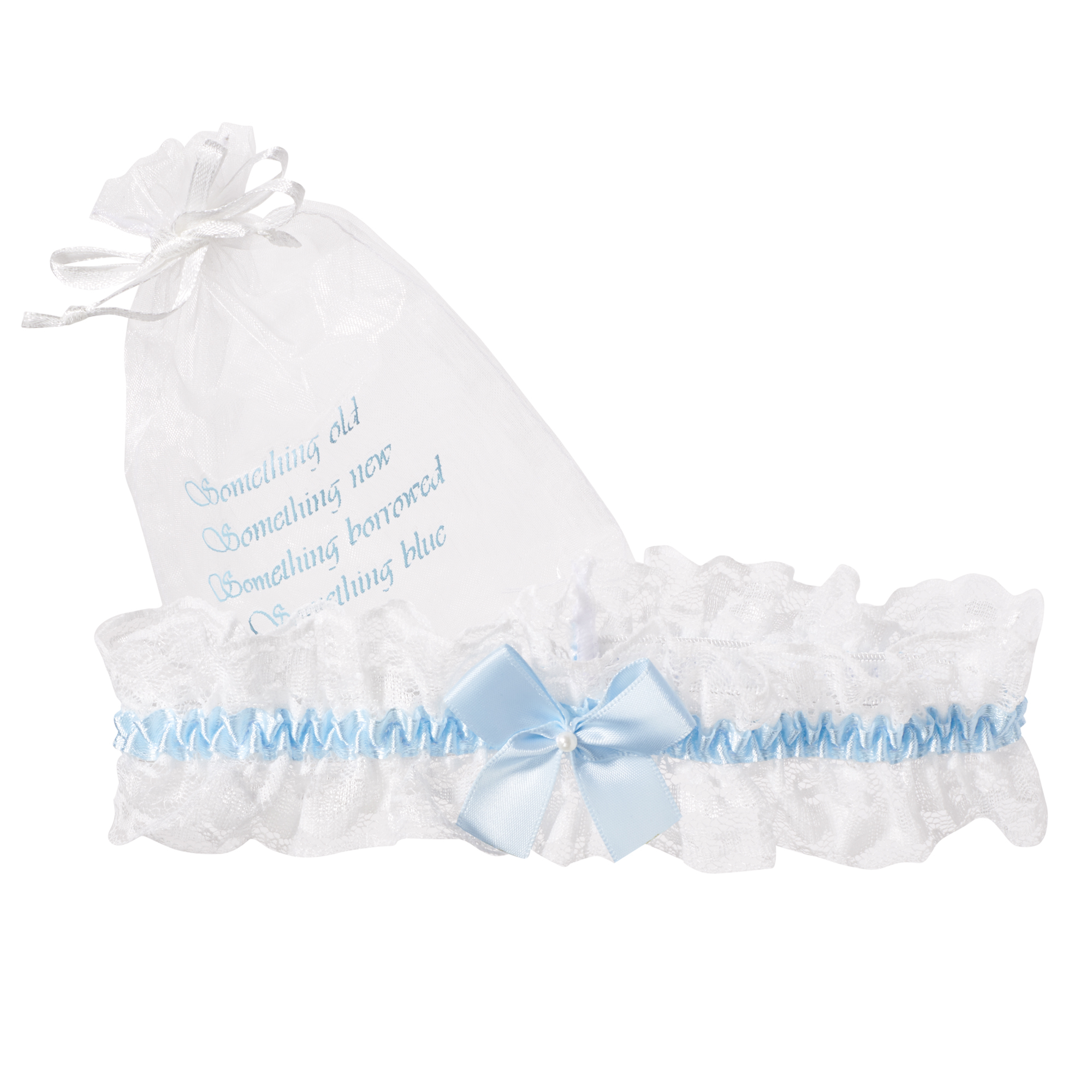 Strumpeband Sexy, Vit, main