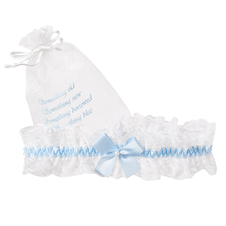 Strumpeband Sexy, Vit