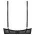 Formpressad longline push-up-bh med bygel Pippa, Svart