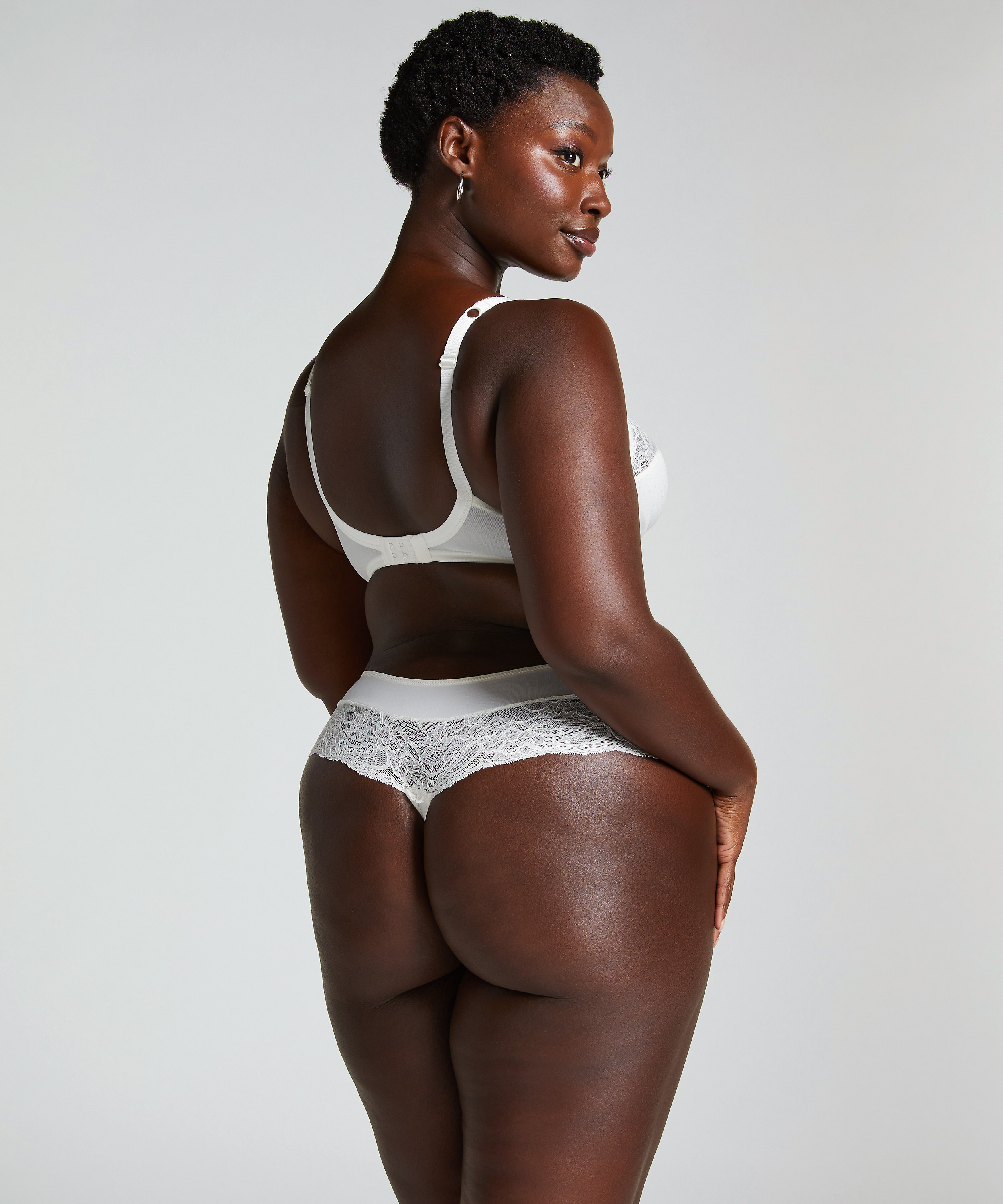 Boxerstringtrosa Sophie, Vit, main