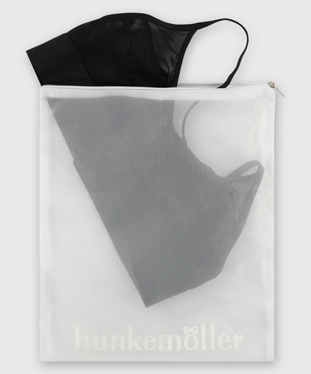 Tvättpåse dragkedja, Vit