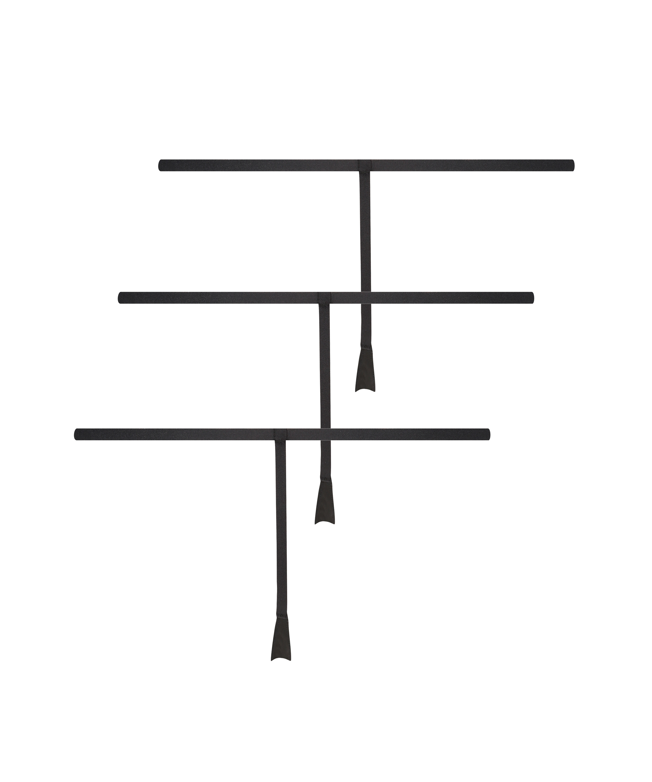 3-pack osynlig stringtrosa, Svart, main