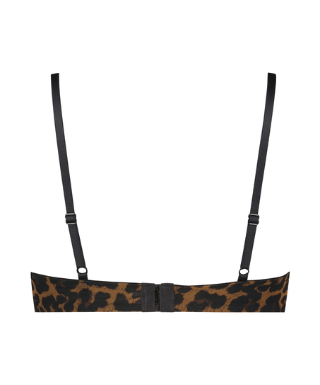 Formpressad bygel-bh med push-up Bliss, Svart