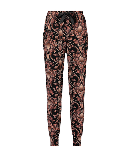 Pyjamasbyxor Jersey, Svart