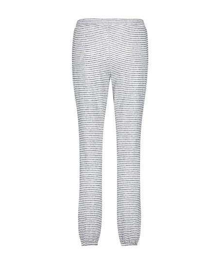 Brushed Stripe pyjamasbyxor, bl&aring;