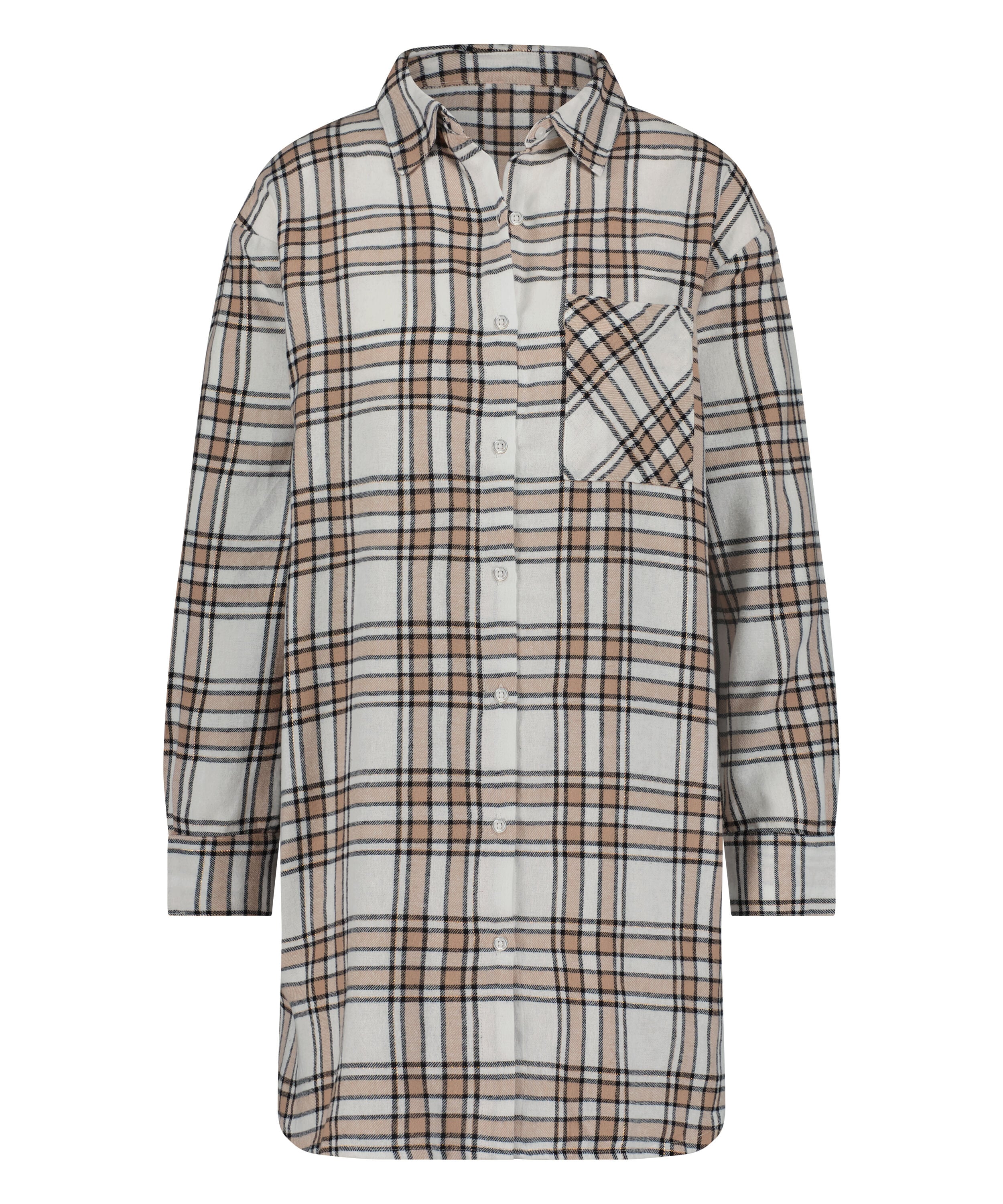 Boyfriend Check nattlinne, Beige