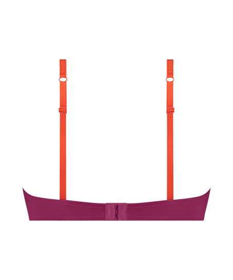 Formpressad bygel-bh Lace & Shine, Rosa