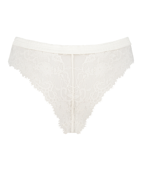 Yvo högt skuren braziliantrosa, Vit