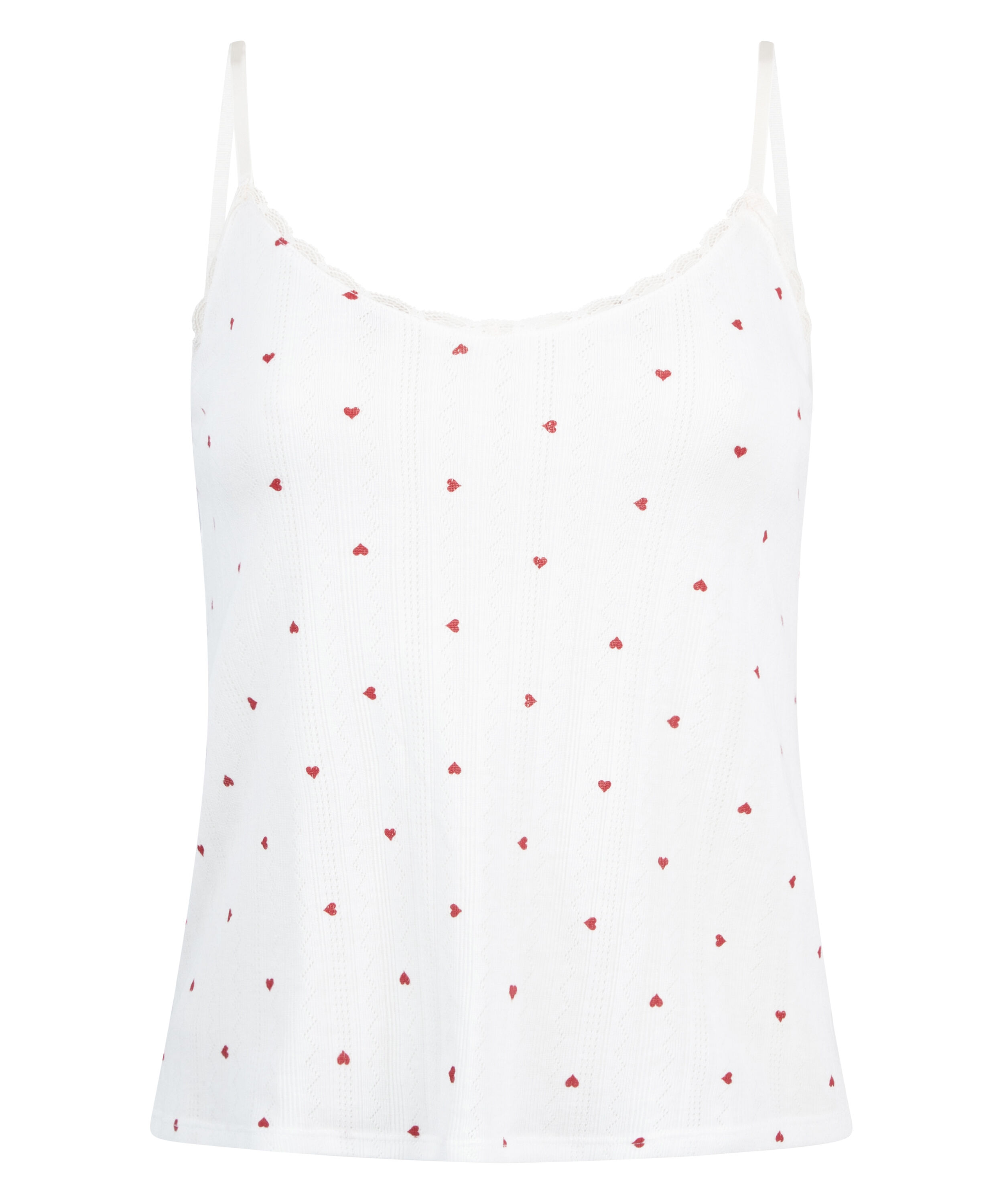 Linne Cami Lace, Vit