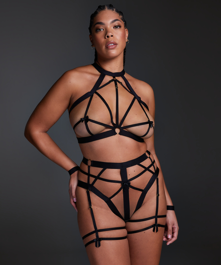 Minx stringtrosa Curvy, Svart