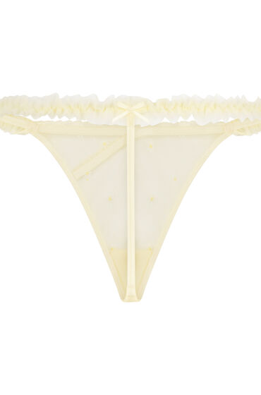 Hunkemöller Highleg Stringtrosa Flora trosor dam – bild 2