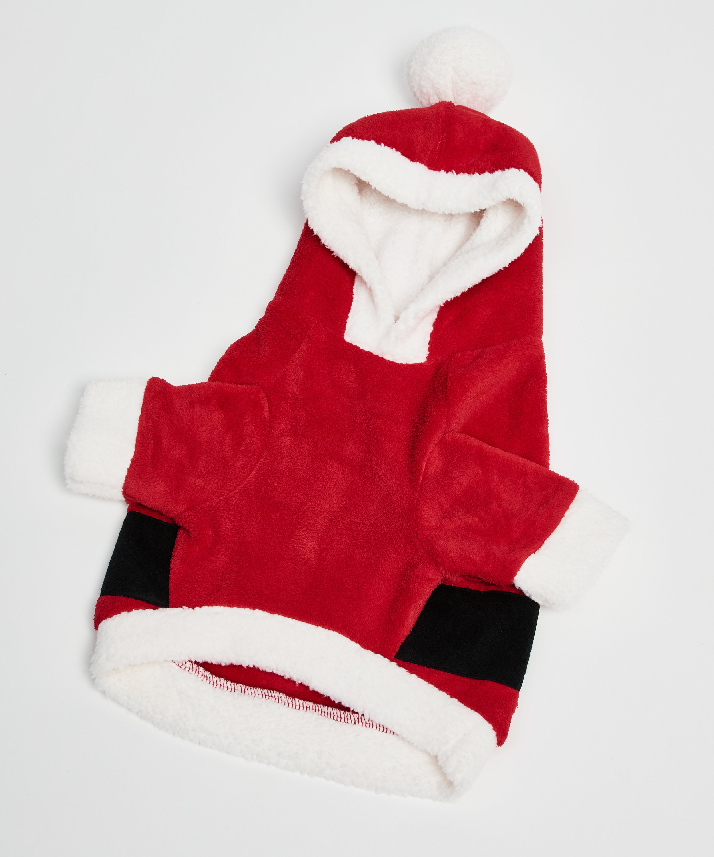 Onsie i fleece för hundar, Röd, main