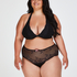Doriane boxerstringtrosa för kurvor, Svart