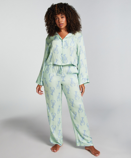 Satin-byxor, Gr&ouml;n