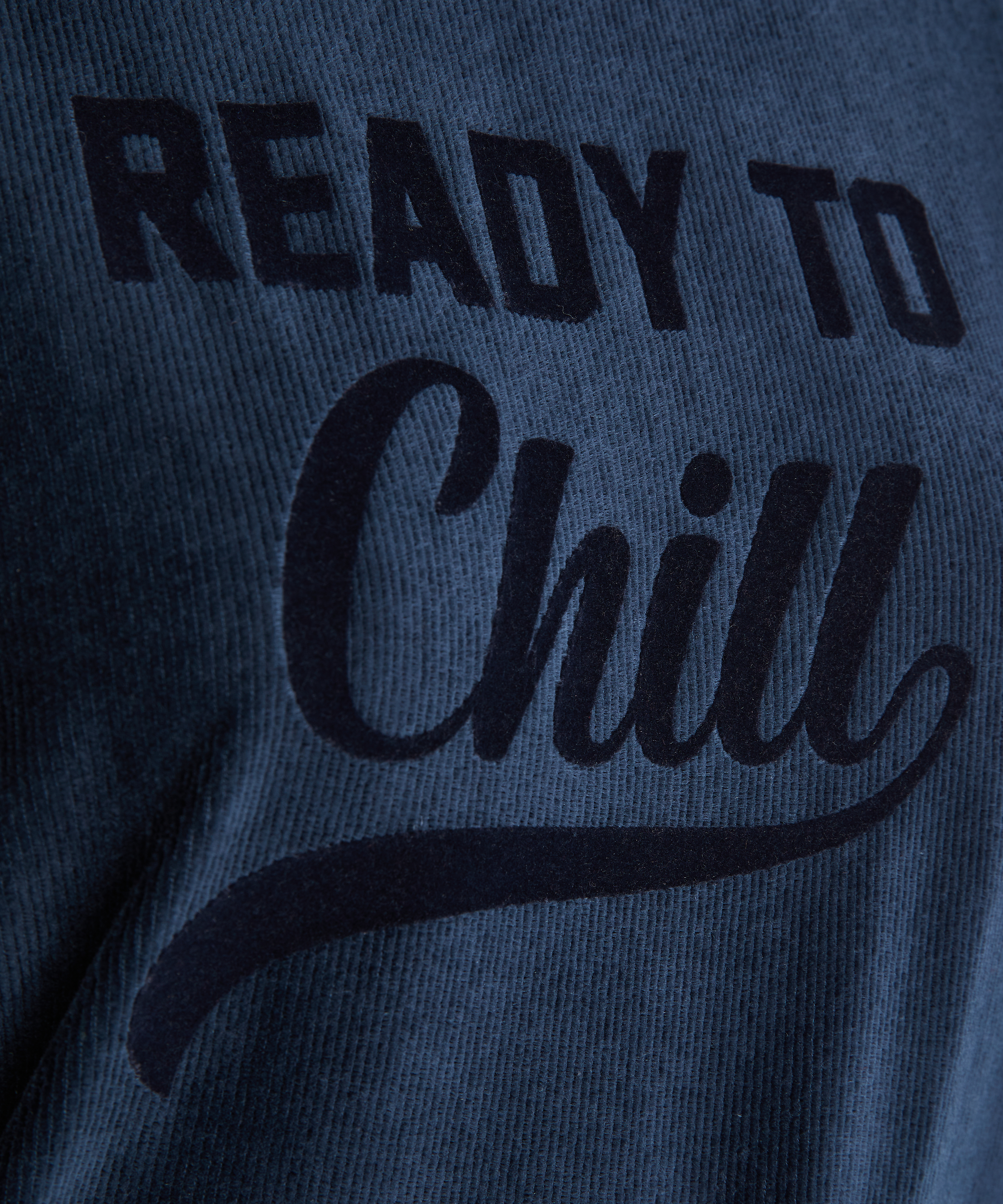 Långärmad sammetstopp, Blå, main