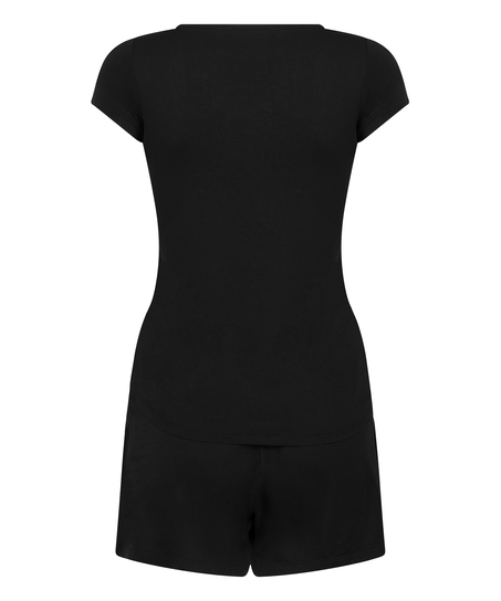 Pyjamasset i jersey, Svart
