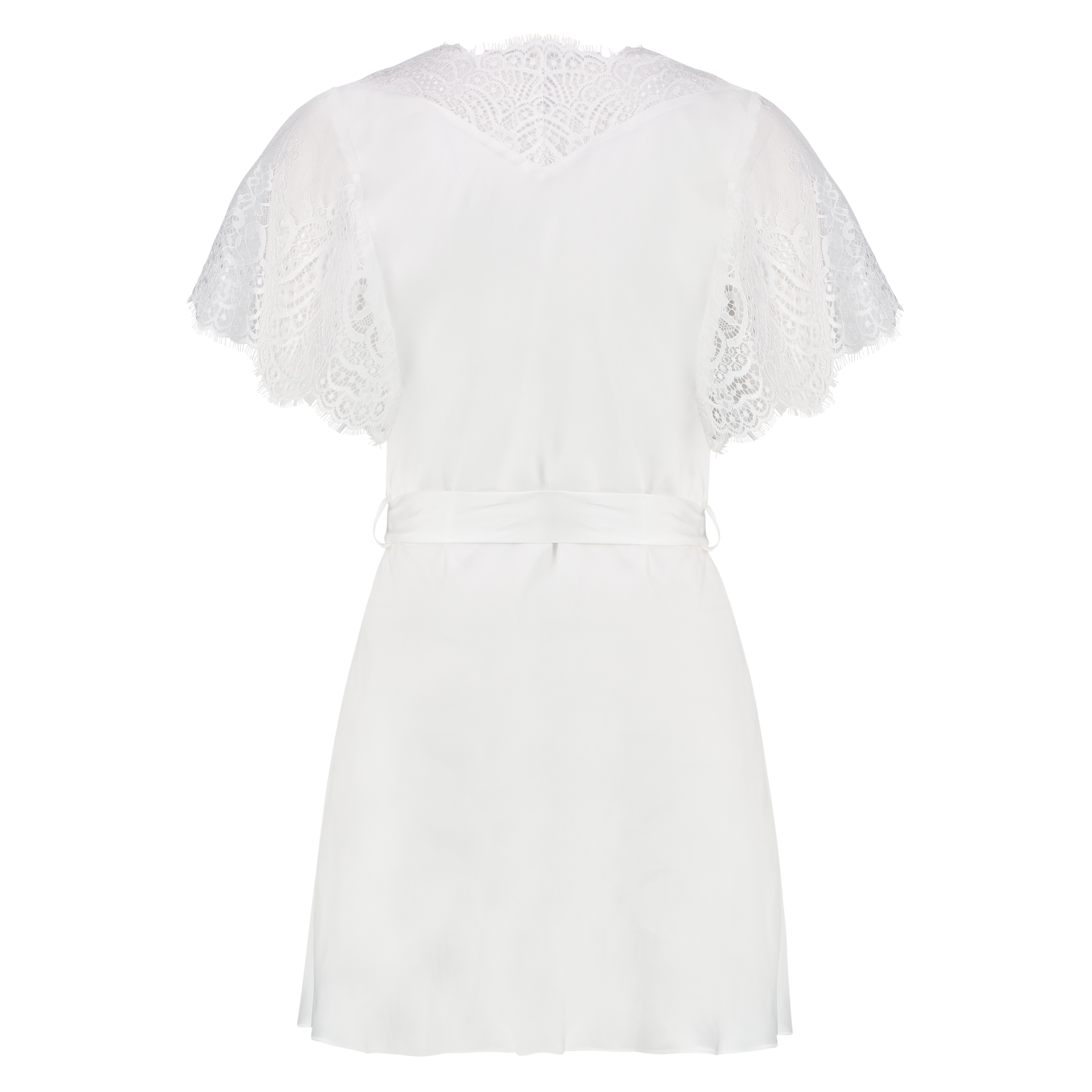 Kimono Cap Sleeve, Vit, main