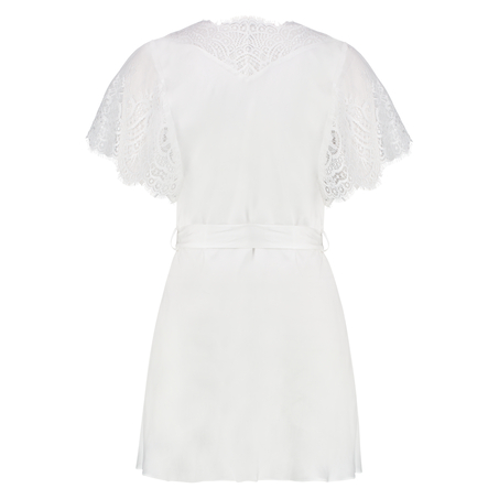 Kimono Cap Sleeve, Vit