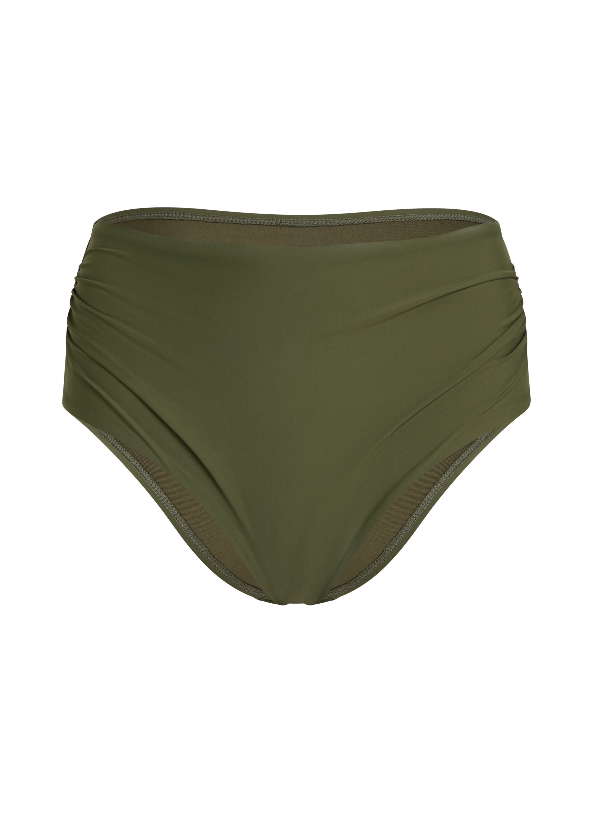 Högmidjade Cheeky Shaping Bikini Bottoms Luna, Grön