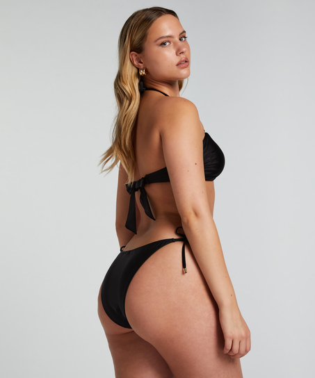 Bandåbikiniöverdel Cali, Svart