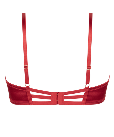 Vienna icke-formpressad bygel-bh, Röd