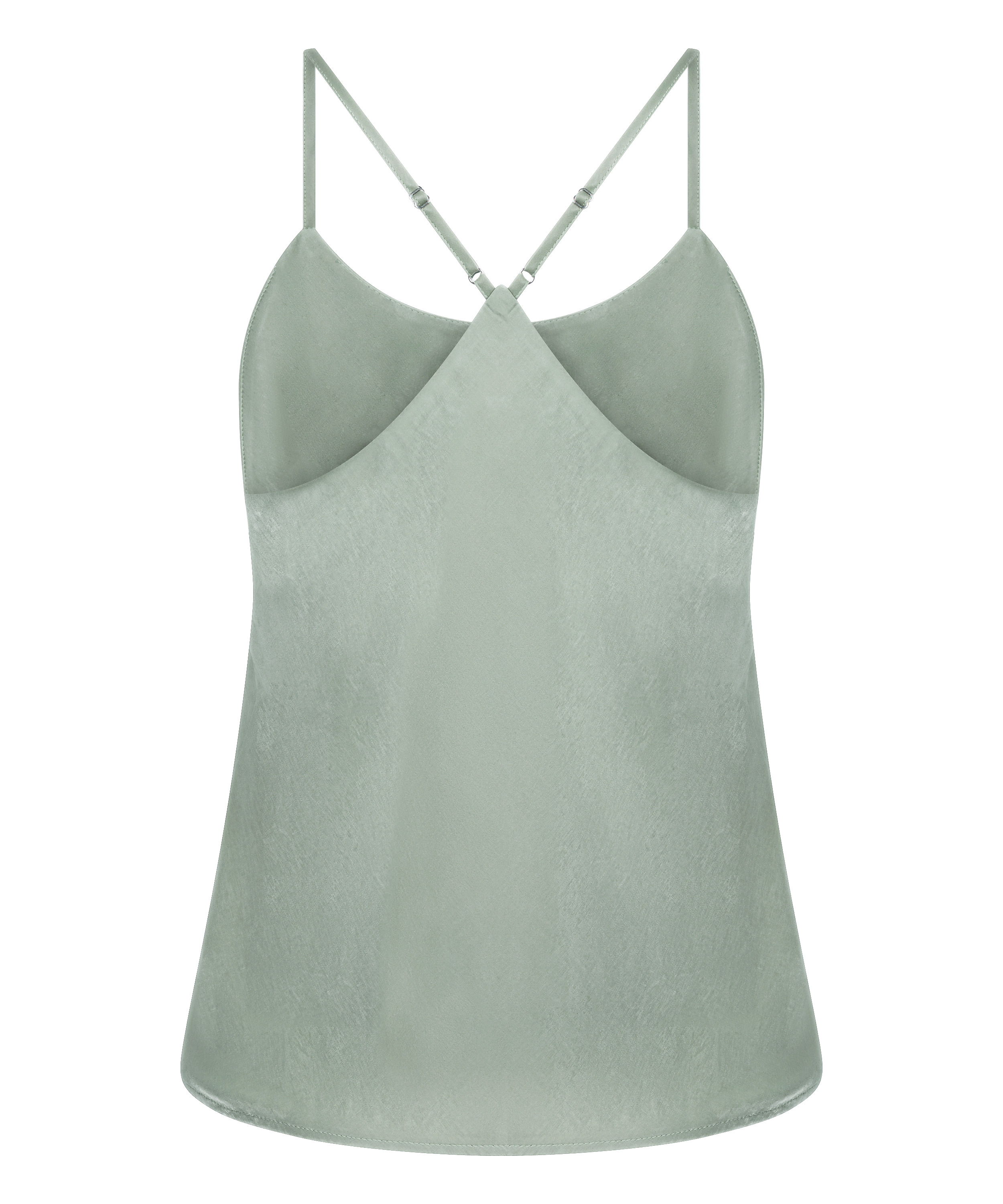 Cami Top Satin Ayla, Gr&ouml;n, main