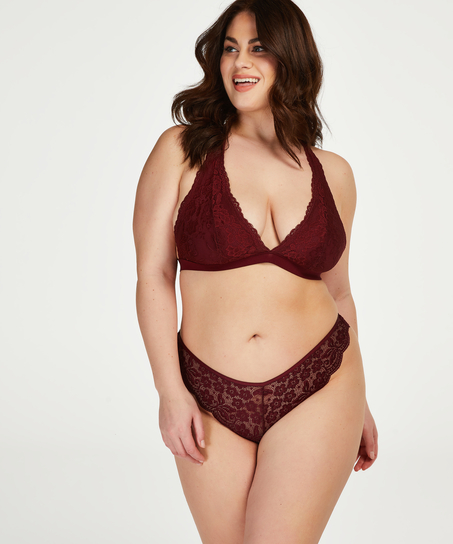 Högt skuren braziliantrosa, röd