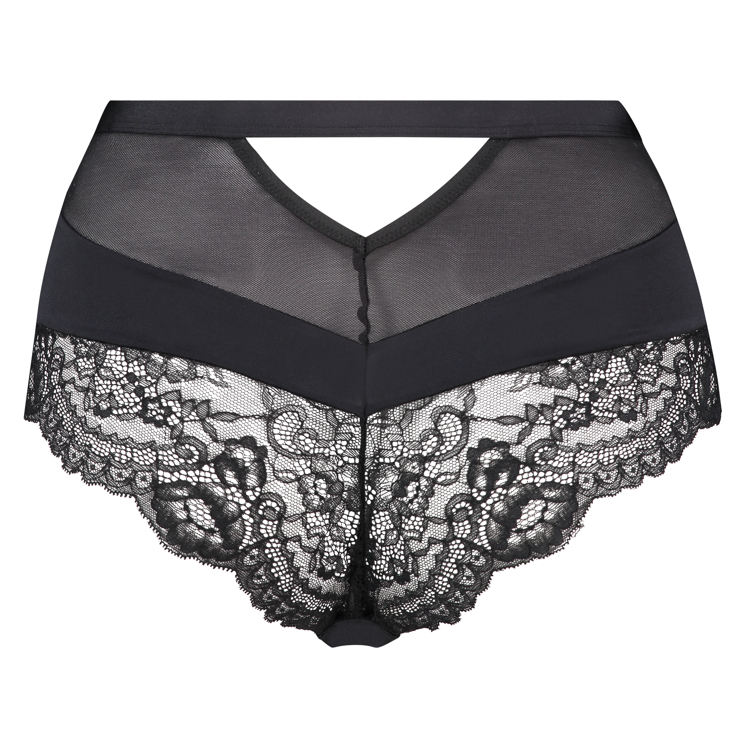 H&ouml;g brazilian-trosa Zinnia Ann Kathrin, Svart, main