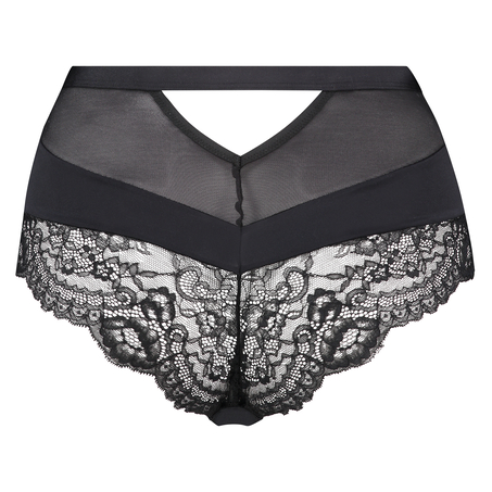 H&ouml;g brazilian-trosa Zinnia Ann Kathrin, Svart