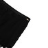 Plisse shorts, Svart