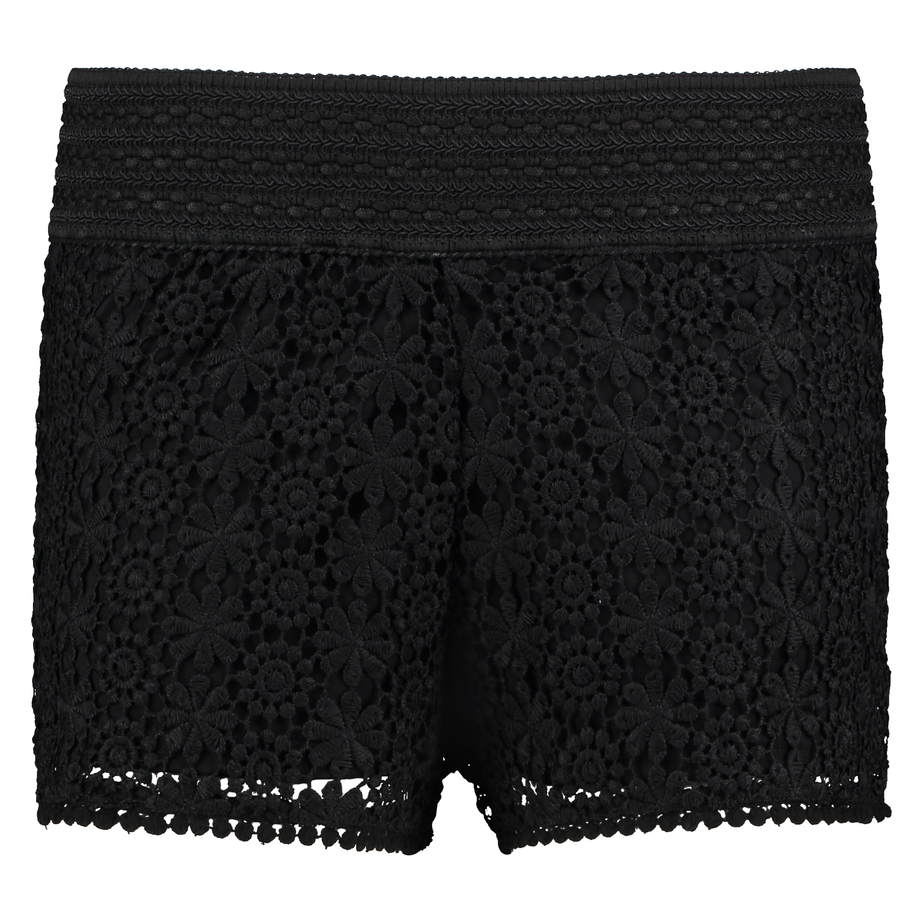 Shorts Crochetta, Svart, main