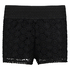 Shorts Crochetta, Svart