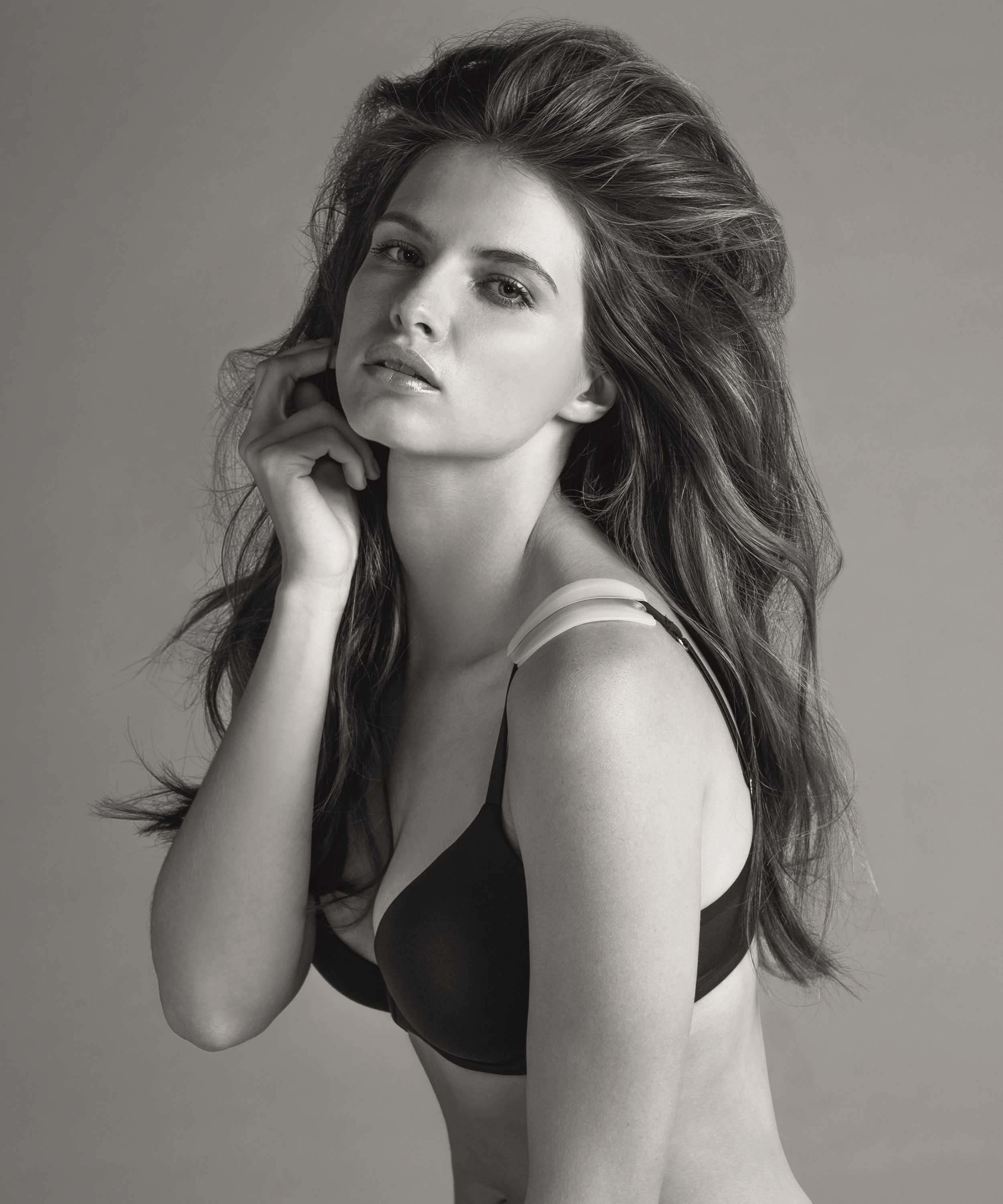 Bekväm Silikon BH-band, Vit, main