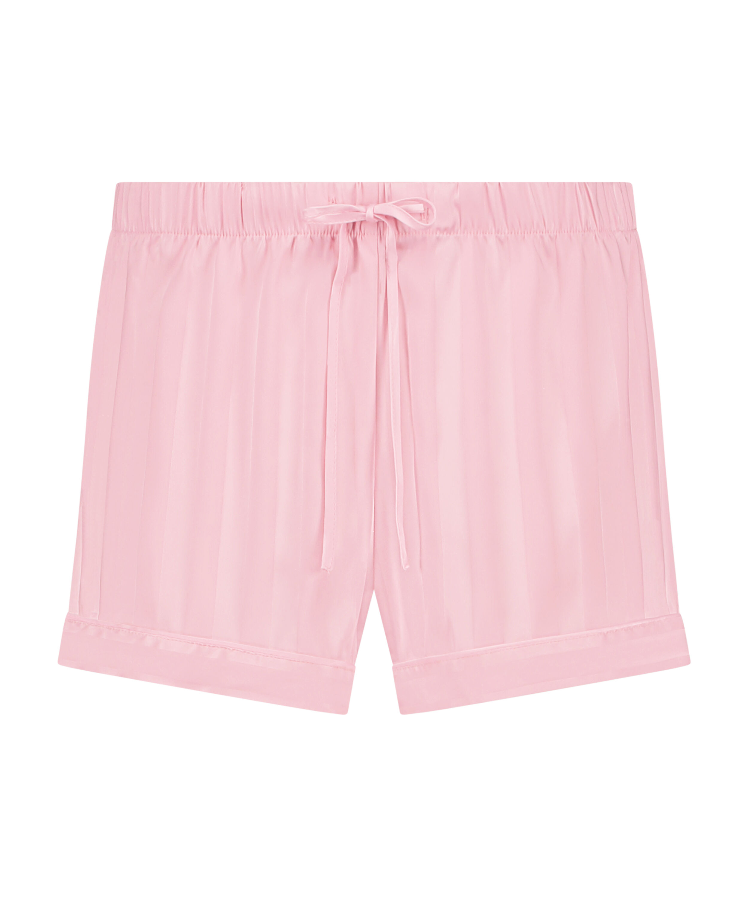 Satin pyjamasshorts, Rosa