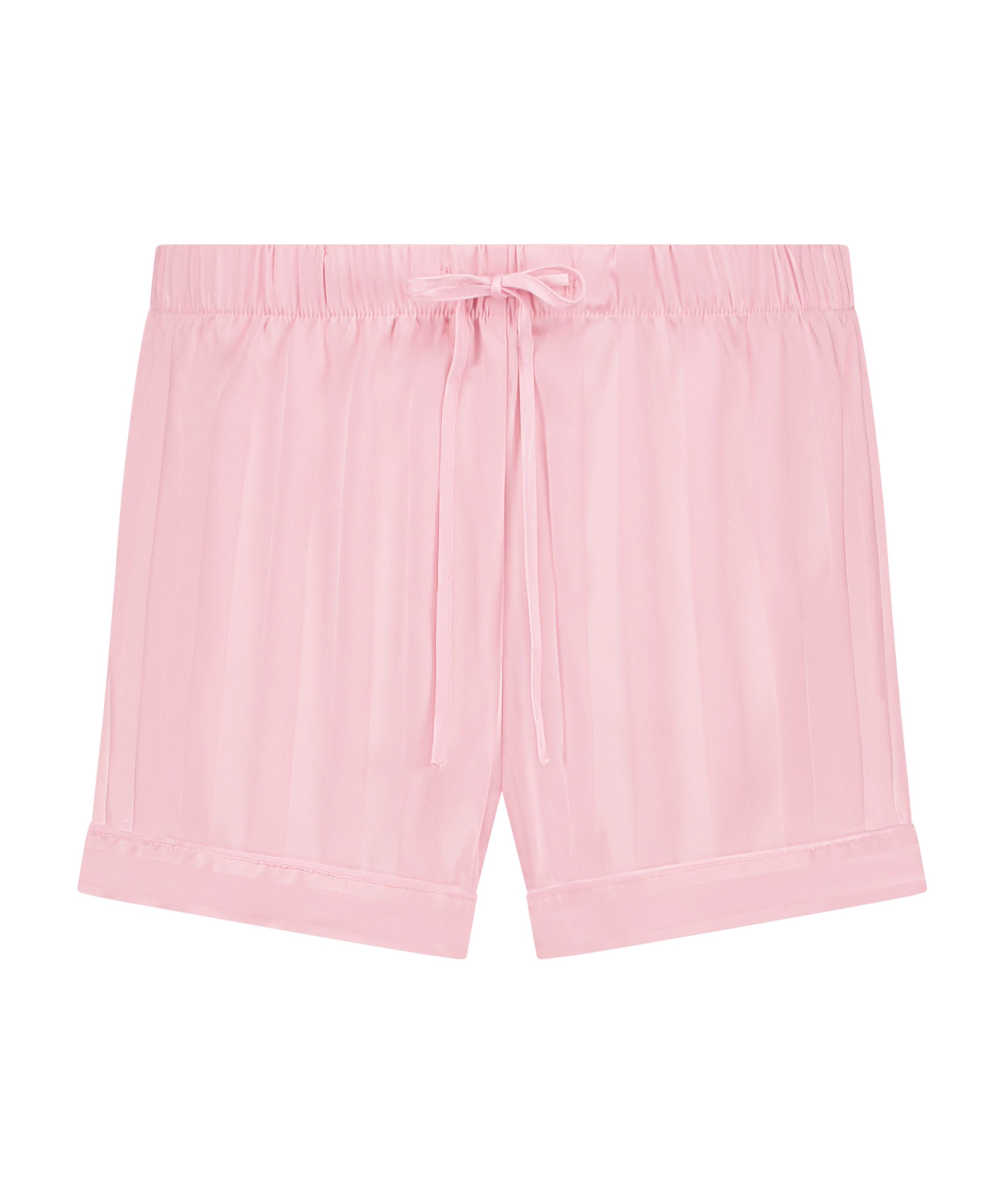 Satin pyjamasshorts, Rosa, main