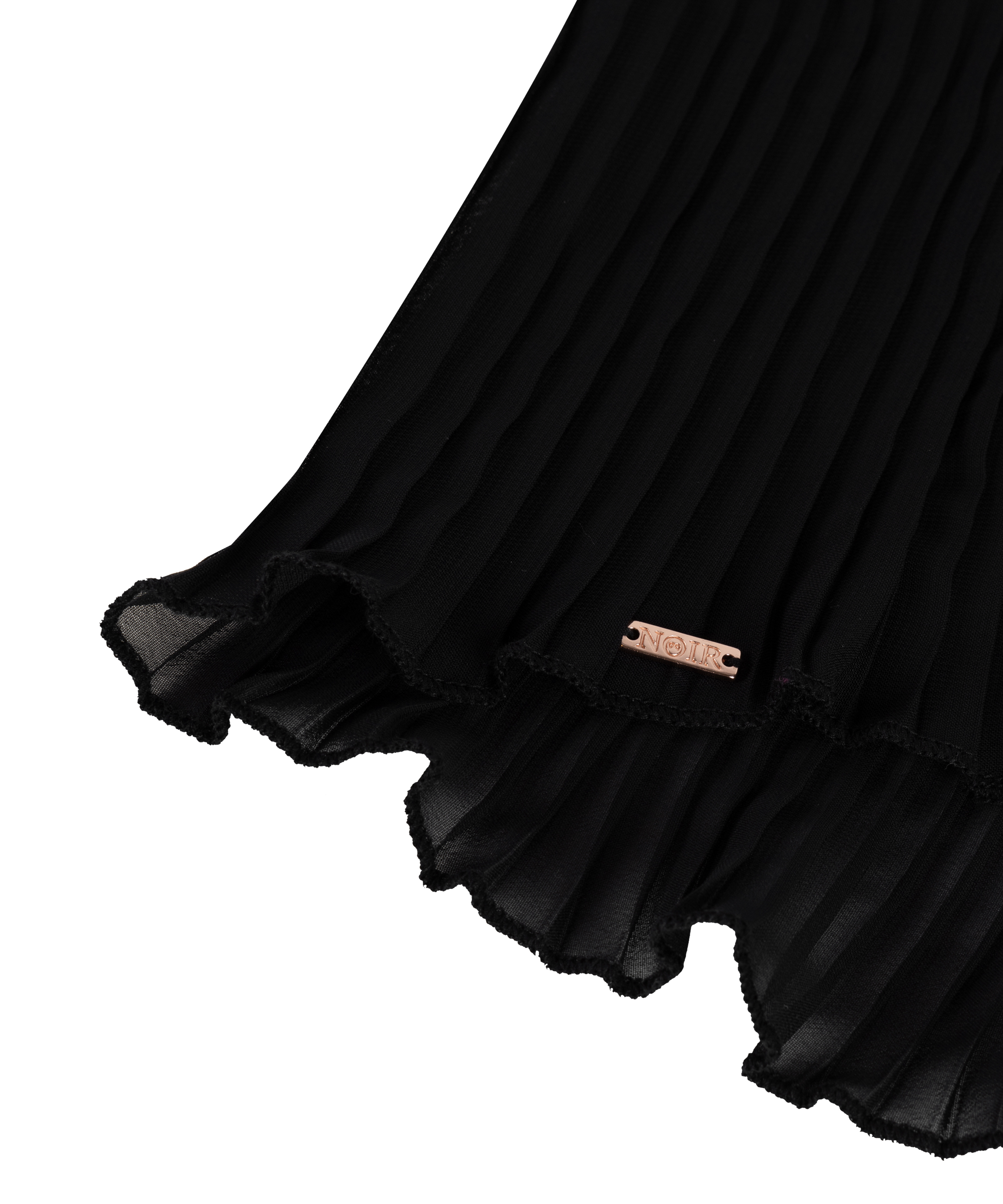 Plisse spets Cami, Svart, main