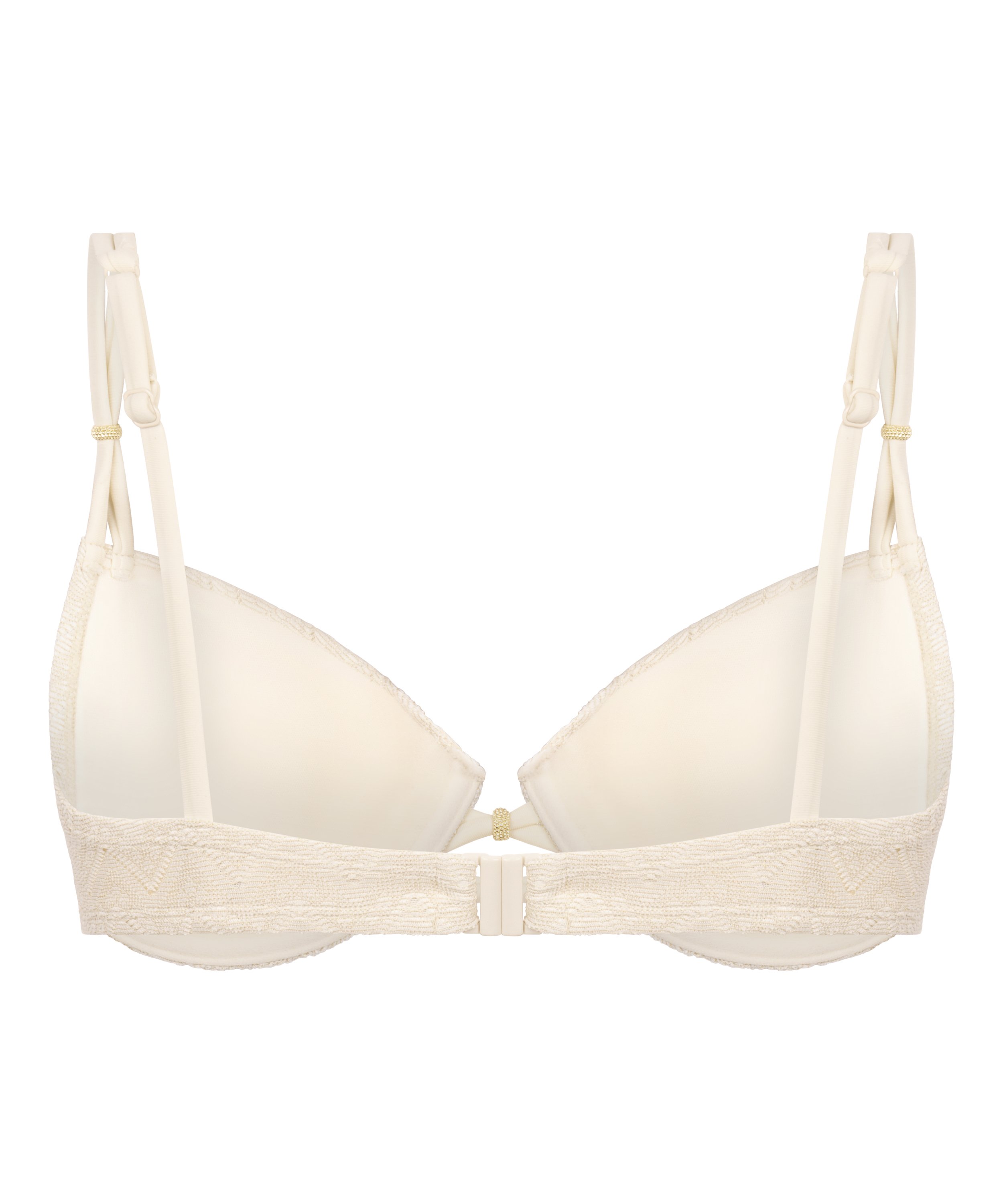 Crochet Bikini Top, Vit, main