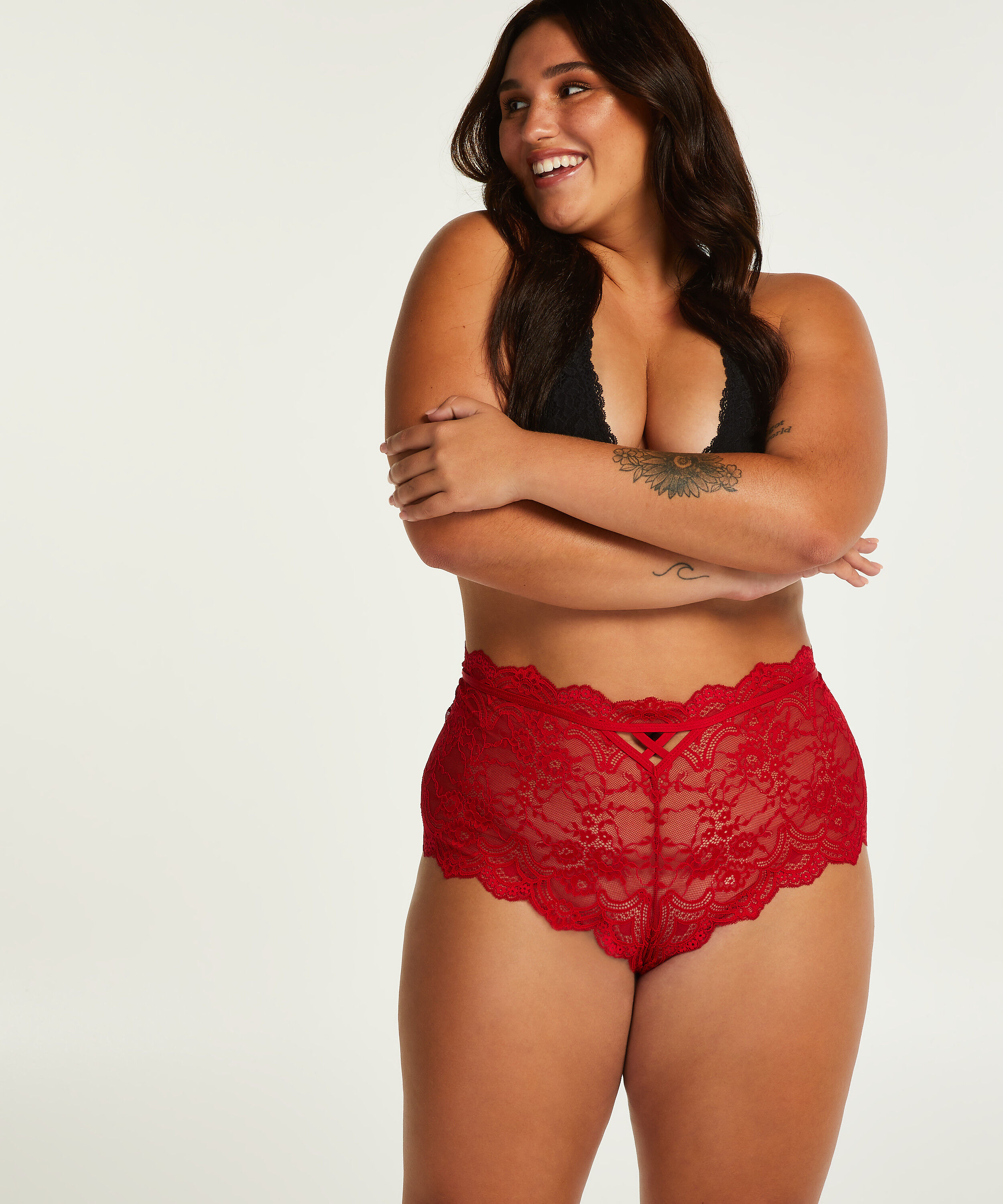 May boxer Curvy, Röd