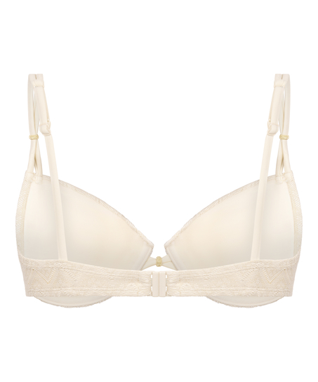 Crochet Bikini Top, Vit