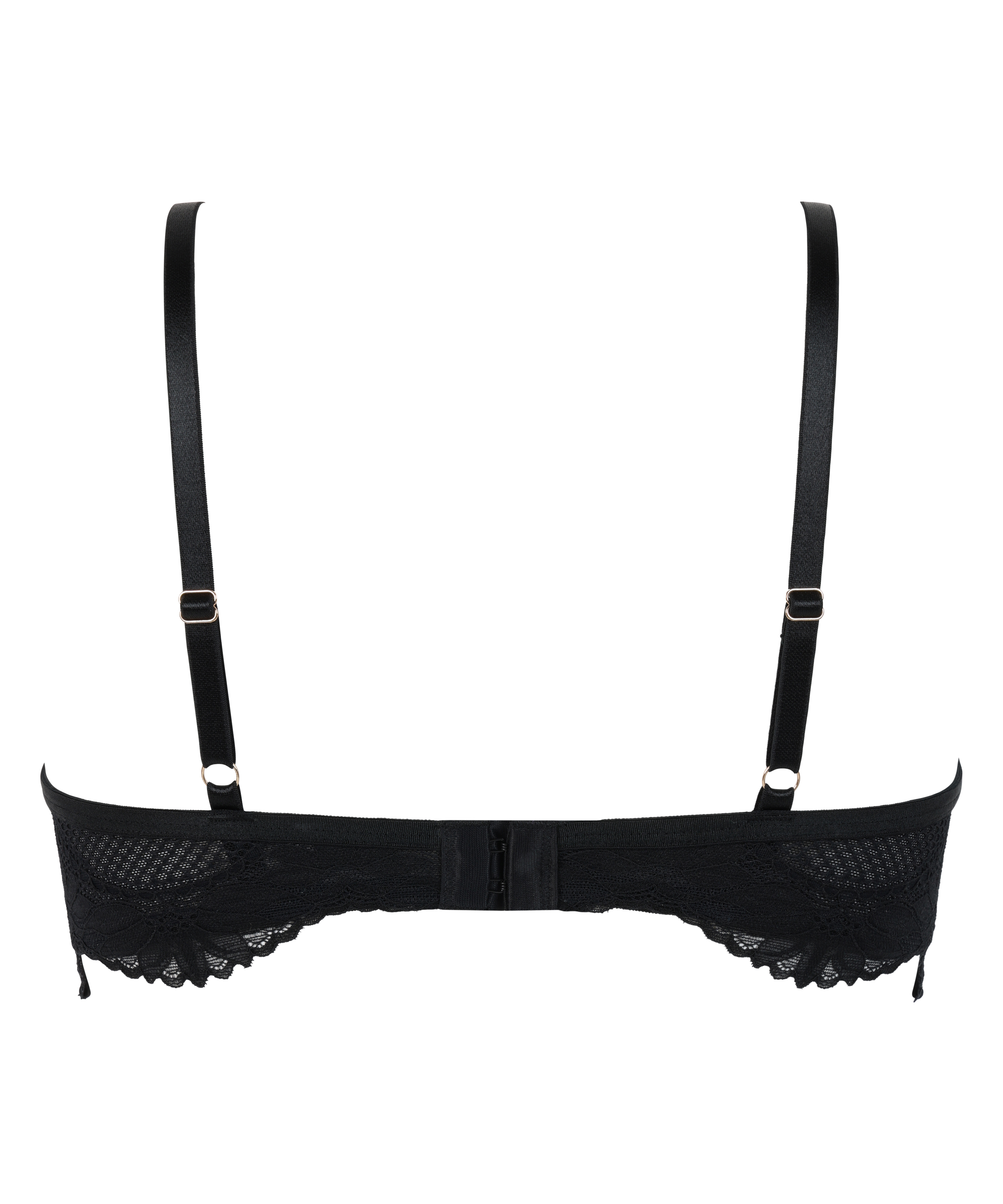 Halvkupa vadderad bygel-bh Belladonna, Svart, main