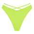 Glow bikiniunderdel med h&ouml;ga ben, Gul
