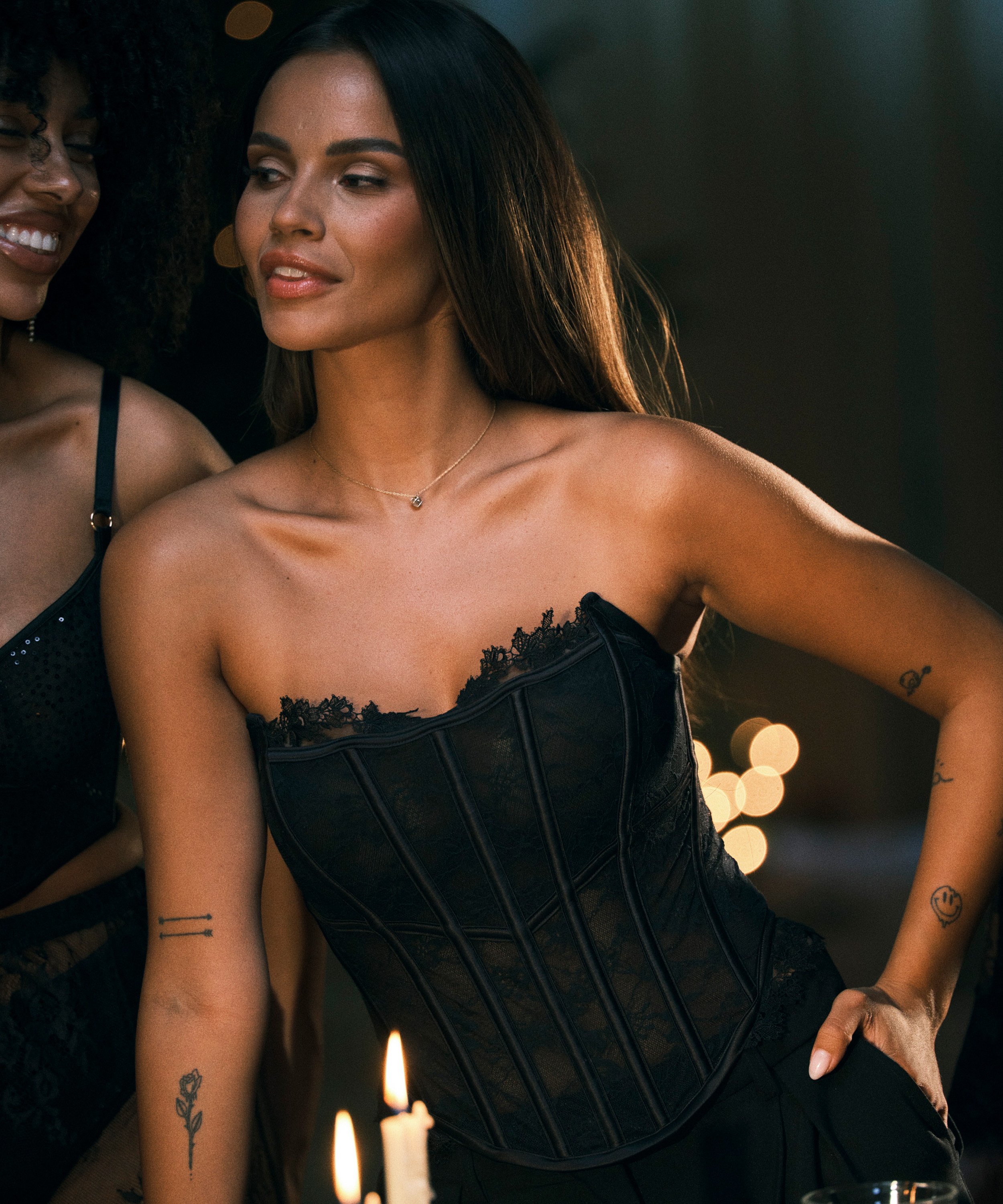 Julia bustier , Svart, main