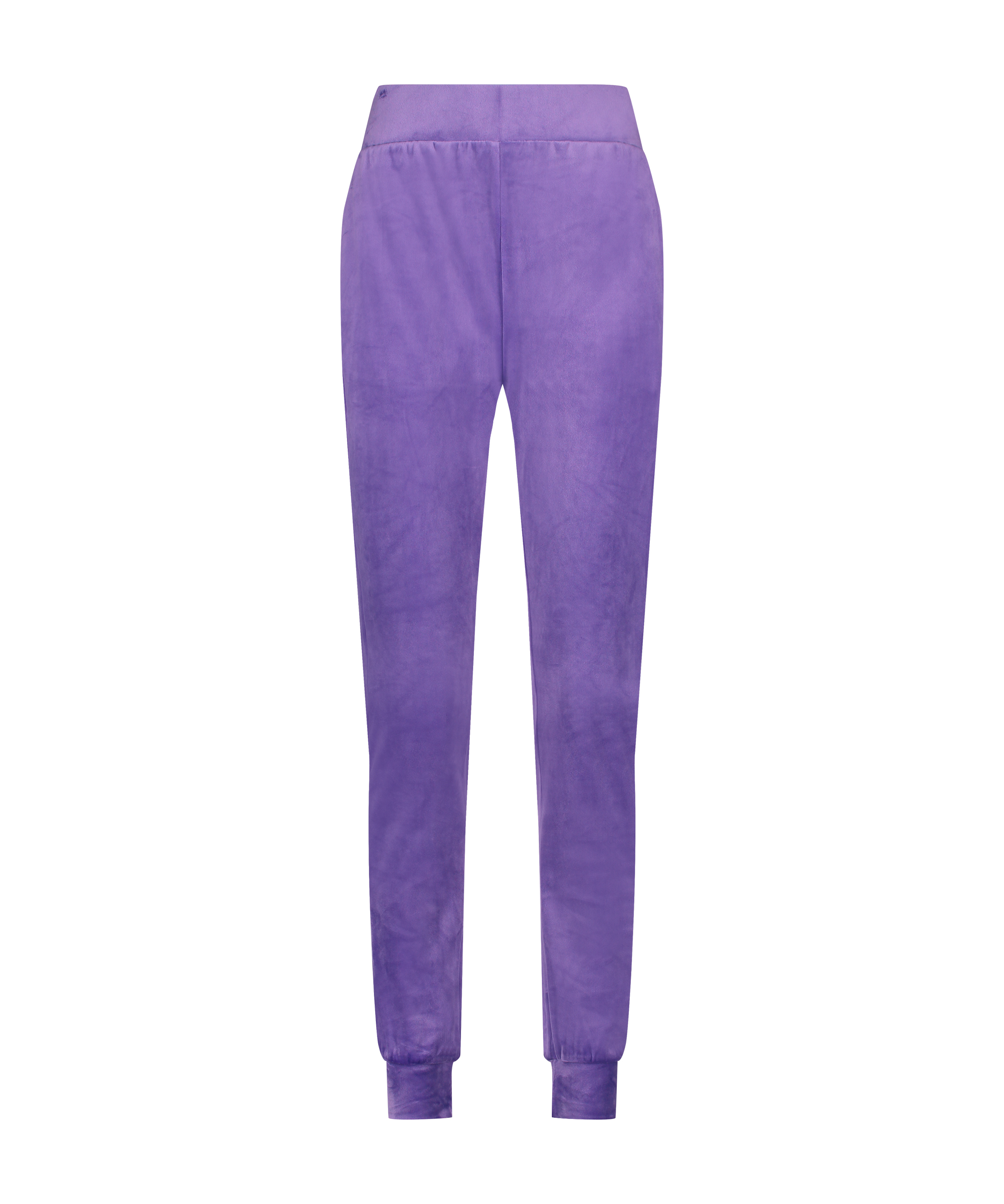 Joggingbyxor Velour, Lila, main